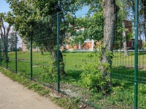 3D заборы для школы 90 метров фото в Королёве